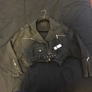 NWT genuine leather jacket